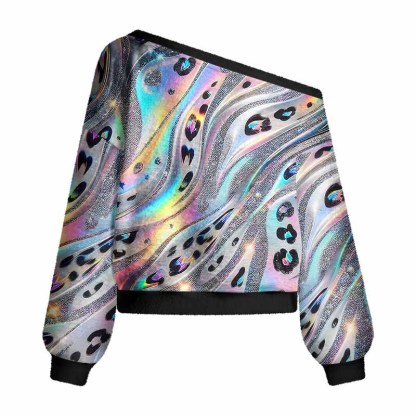 Soulisfree Aurora Vibe  Women's Fuzzy Crewneck Sweater
