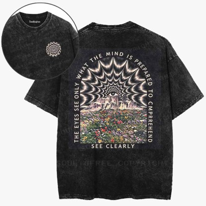 Soulisfree  Mind And Vision Washed Tee