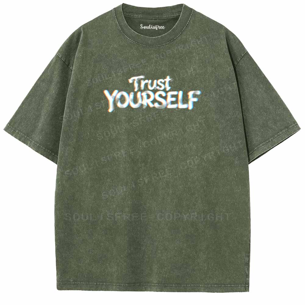 Soulisfree TRUST YOURSELF Washed Tee