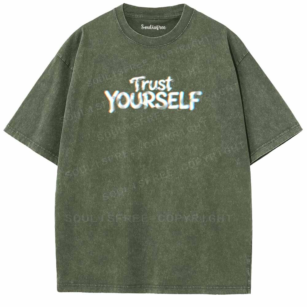Soulisfree TRUST YOURSELF Washed Tee