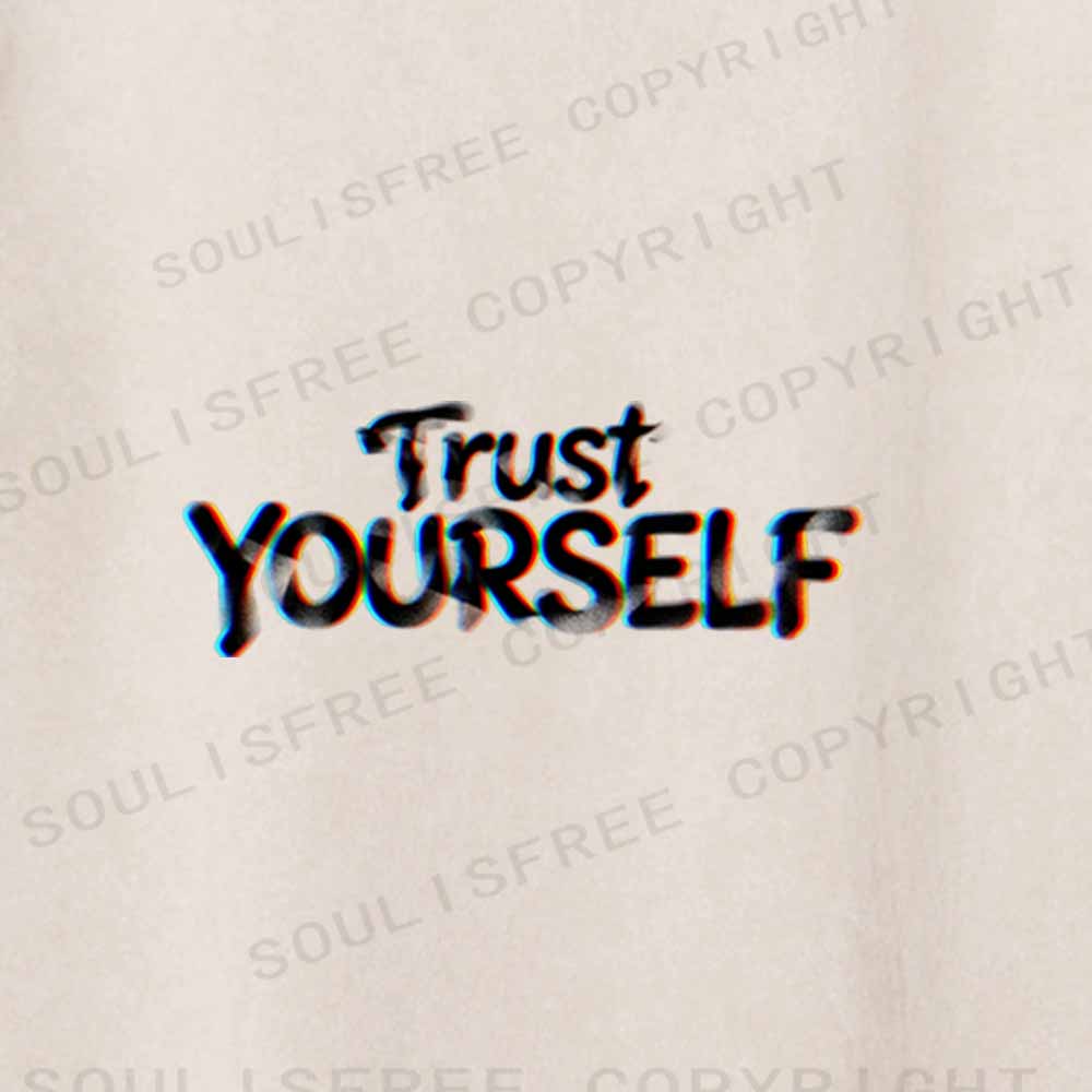 Soulisfree TRUST YOURSELF Washed Tee