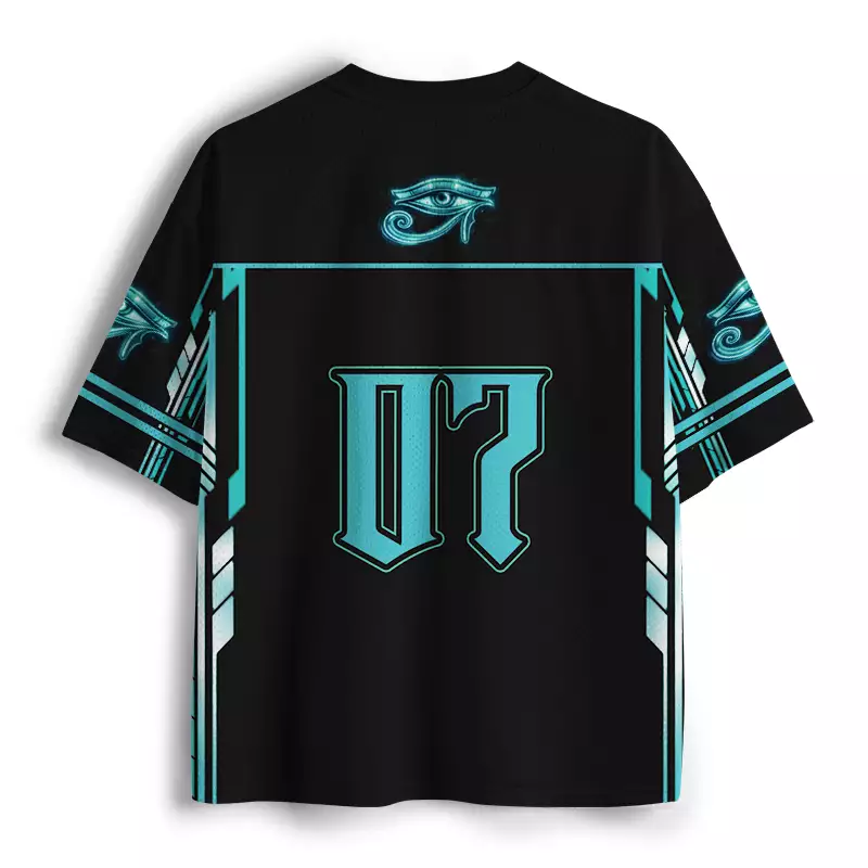 Soulisfree Digital Eye Of Horus Mesh Jersey