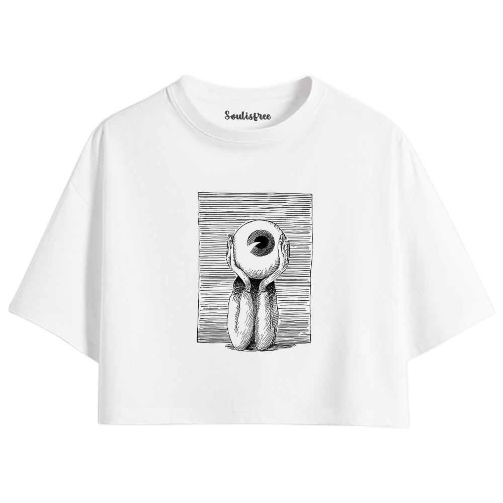 Designed The Eye of the Beholder Crop Top