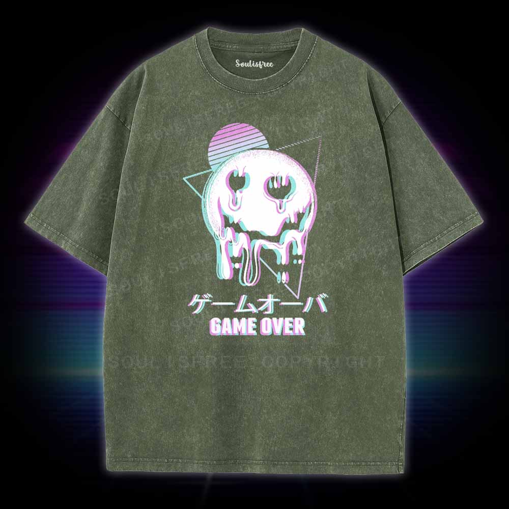 Soulisfree GAME OVER Washed Tee
