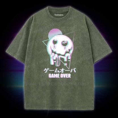 Soulisfree GAME OVER Washed Tee