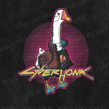 Soulisfree CYBER HONK Washed Tee