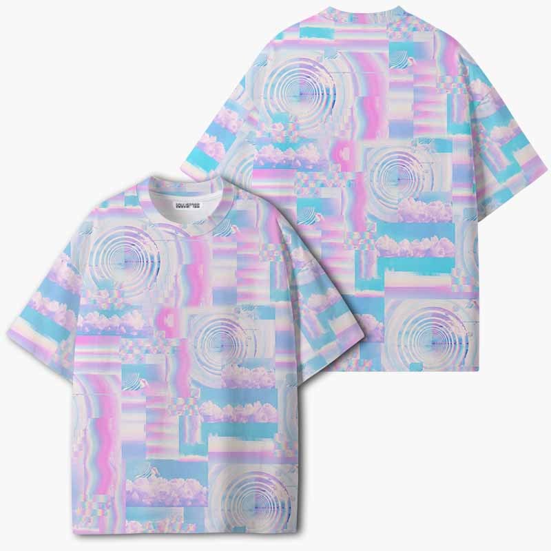 Soulisfree TUNED TO ANOTHER REALITY ECO‑PERF Graphic Tee