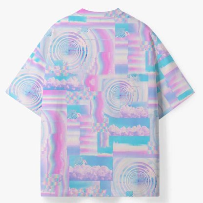 Soulisfree TUNED TO ANOTHER REALITY ECO‑PERF Graphic Tee
