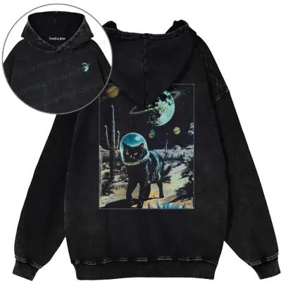 Survival Of The Fittest Washed Hoodie