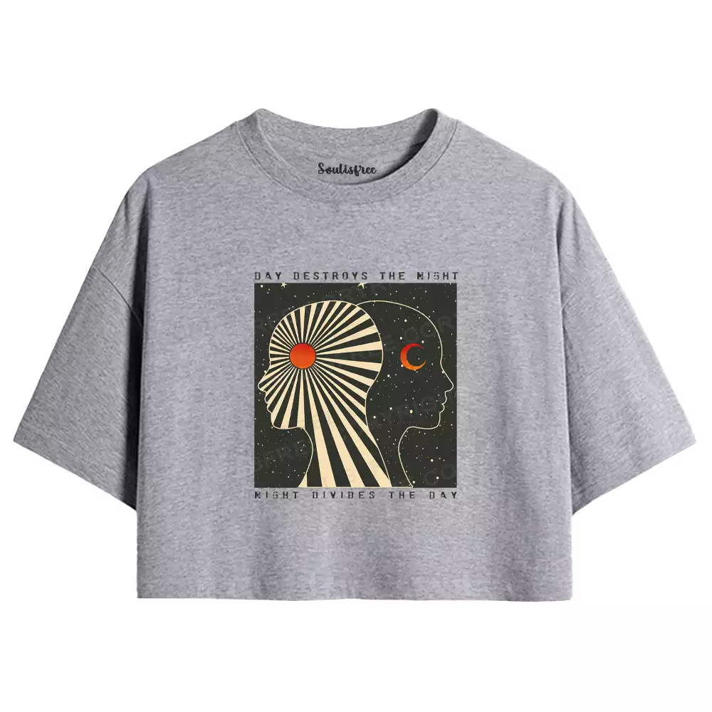 Day Destroys The Night Crop Top 