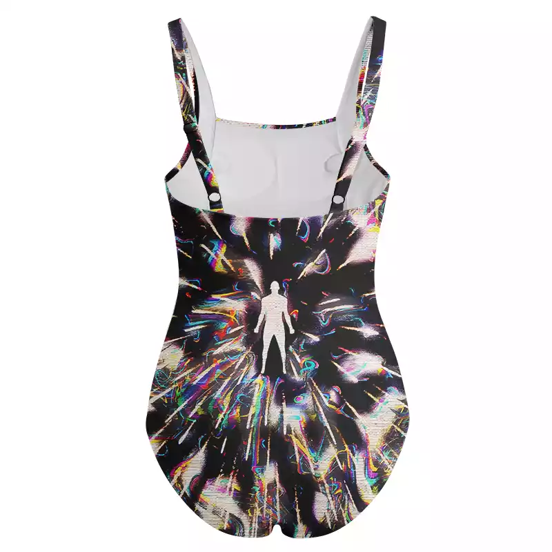 Soulisfree Ethereal Trippy Energy One‑Piece Swimsuit