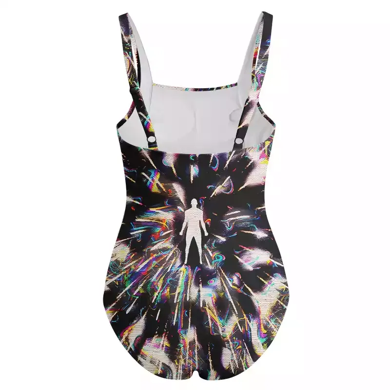 Soulisfree Ethereal Trippy Energy One‑Piece Swimsuit
