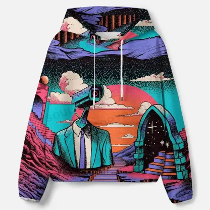The Watcher in the Twilight All-Over Print Hoodie