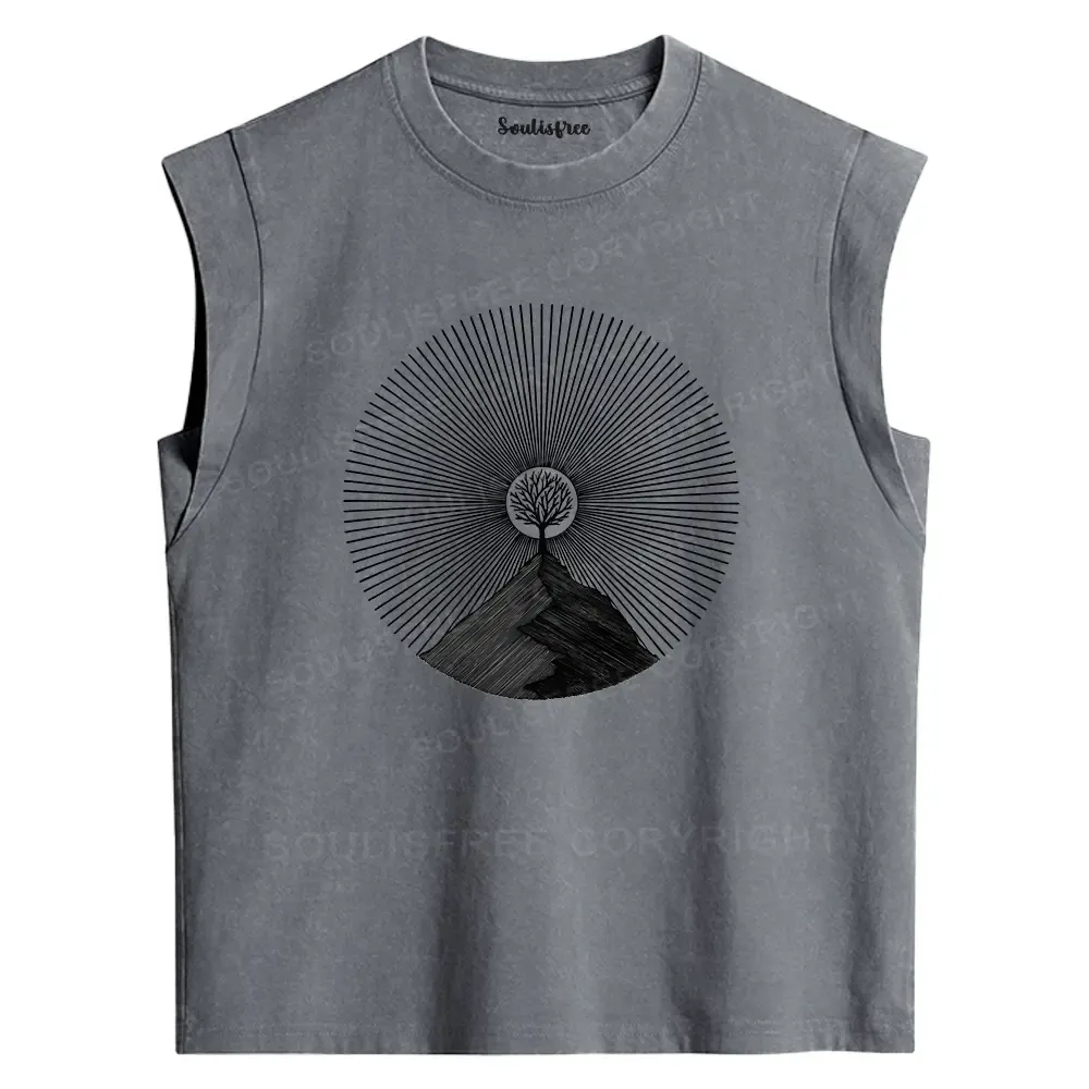 Designed Your Mountain Washed Tank