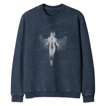 Shadow Series : Woman Ⅸ Regular Fit Washed Sweatshirt