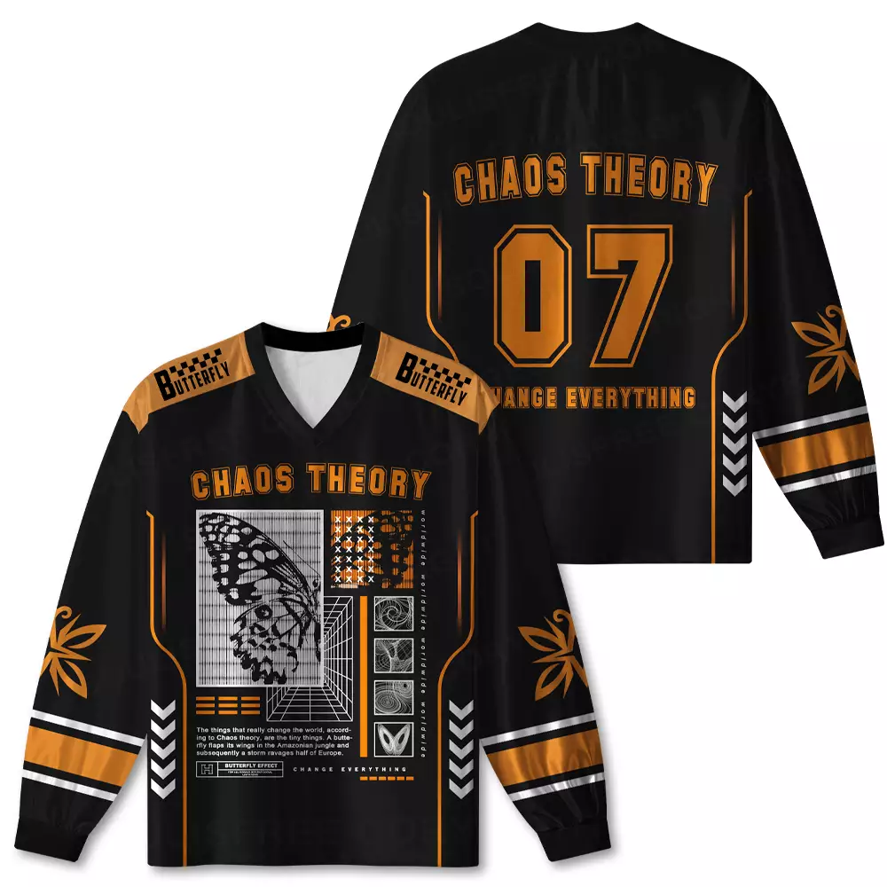Personalized Chaos Theory 2  Long Sleeve Jersey