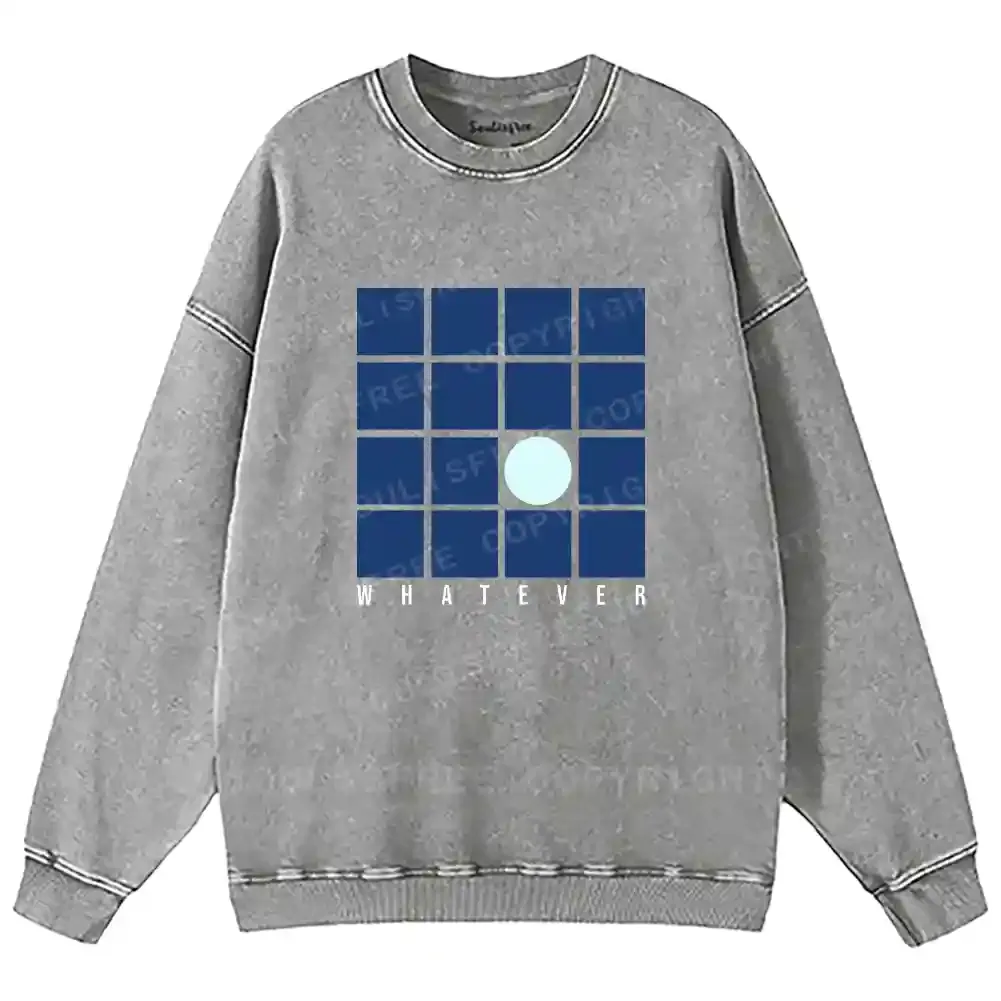 Casual Detachment Washed Sweatshirts