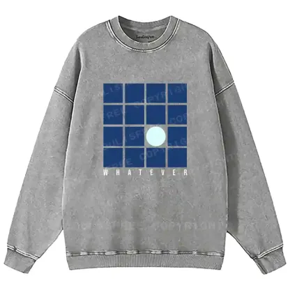 Casual Detachment Washed Sweatshirts