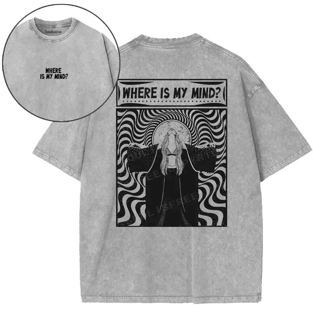 Esoteric Mindscape Siren Washed T-shirt