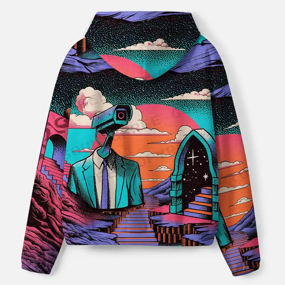 The Watcher in the Twilight All-Over Print Hoodie