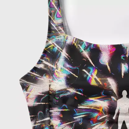 Soulisfree Ethereal Trippy Energy One‑Piece Swimsuit