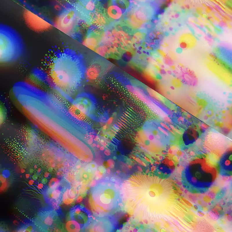 Soulisfree Psychedelic Rainbow Bokeh Night Boho Maxi Dress