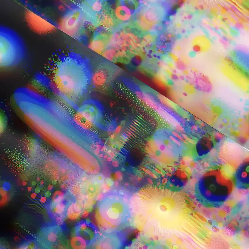 Soulisfree Psychedelic Rainbow Bokeh Night Boho Maxi Dress
