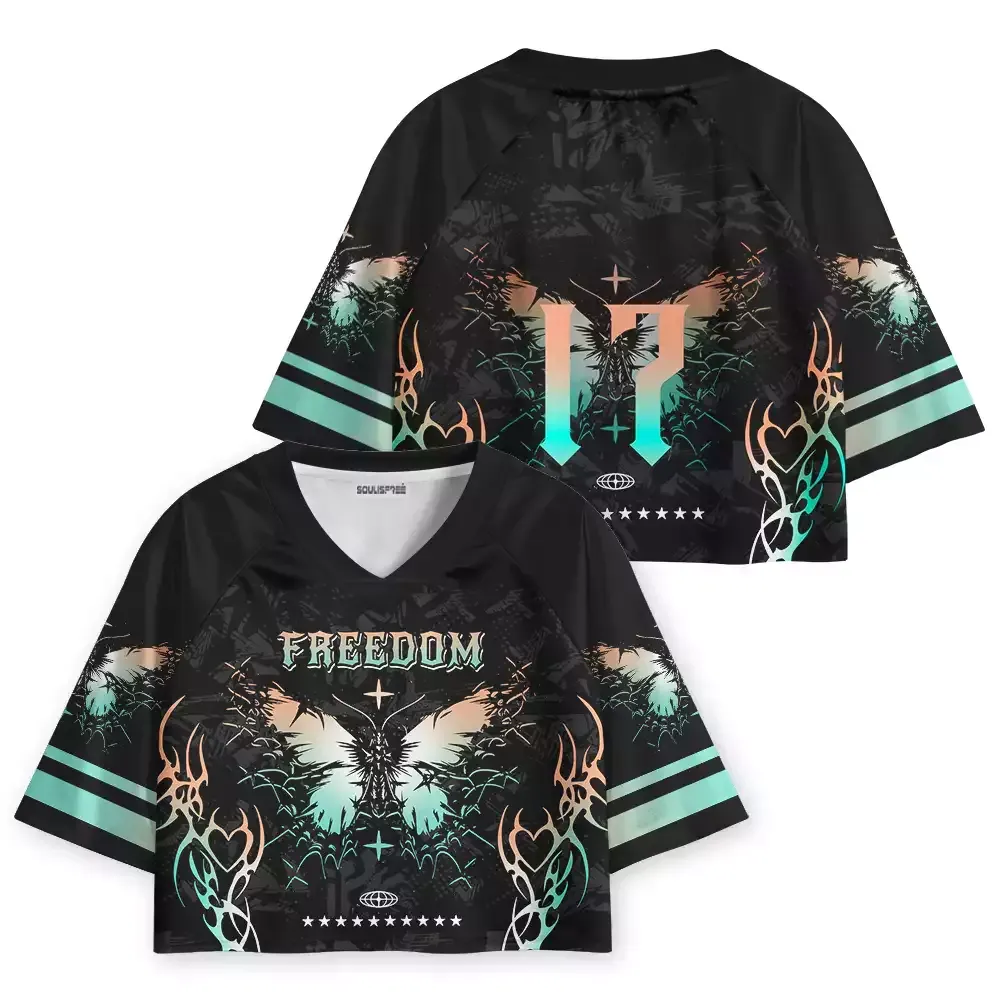 Soulisfree Freedom in Motion Cropped Jersey