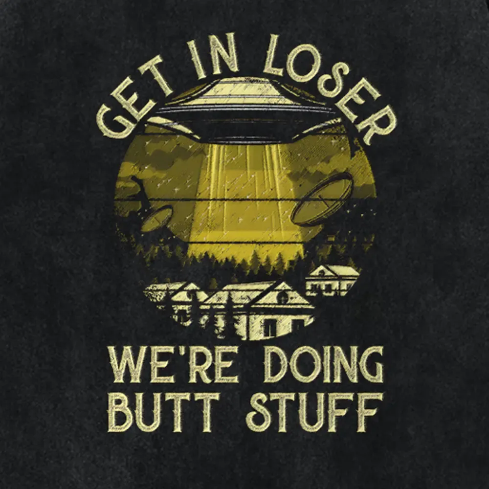 WE ARE DOING BUTT STUFF  Washed T-shirt