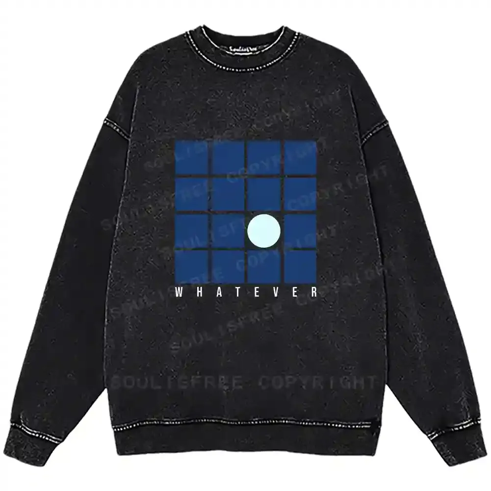 Casual Detachment Washed Sweatshirts