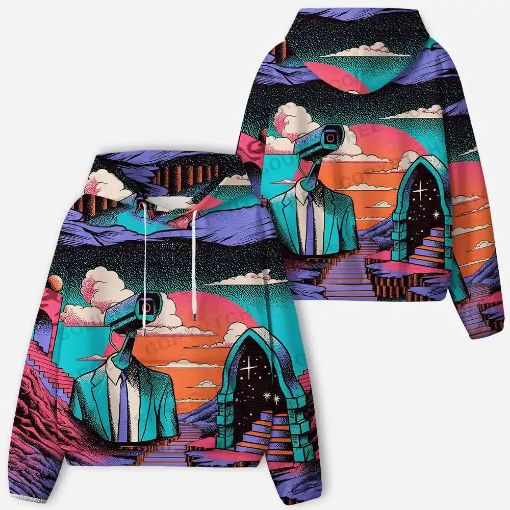 The Watcher in the Twilight All-Over Print Hoodie