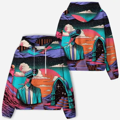 The Watcher in the Twilight All-Over Print Hoodie
