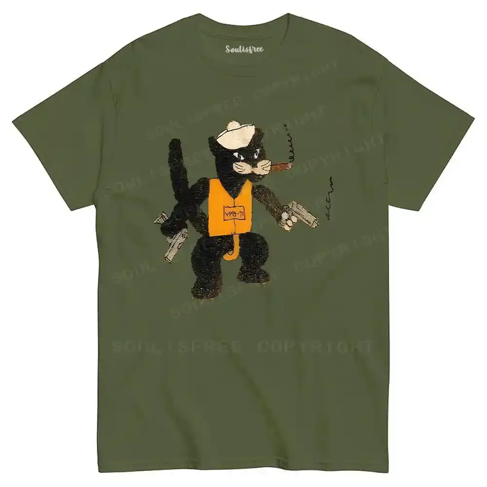 Black Cat Patrol Squadron T-shirt