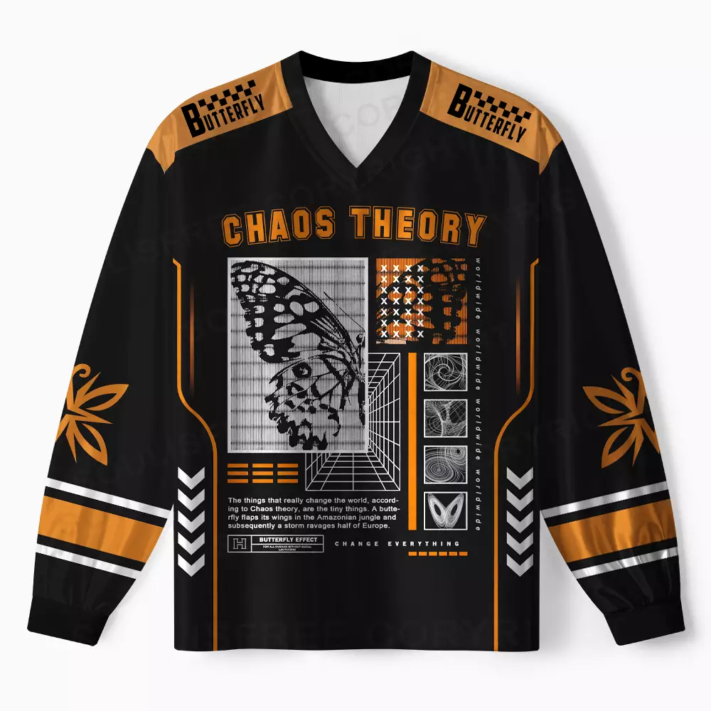 Personalized Chaos Theory 2  Long Sleeve Jersey