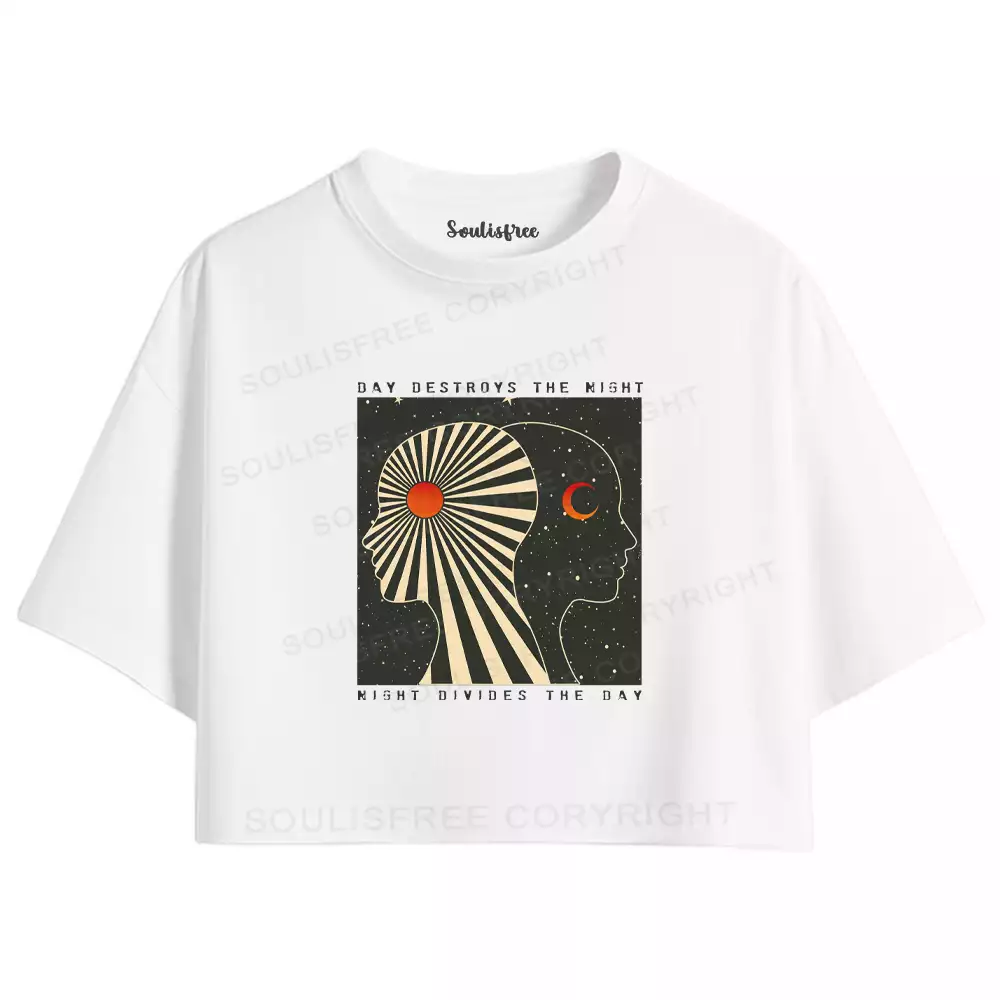 Day Destroys The Night Crop Top 