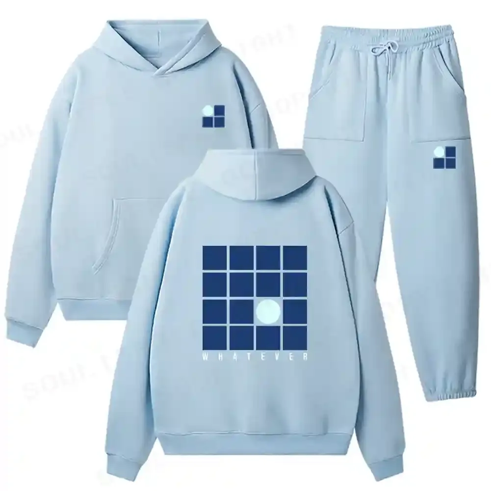 Casual Detachment Fleece Hoodie Set