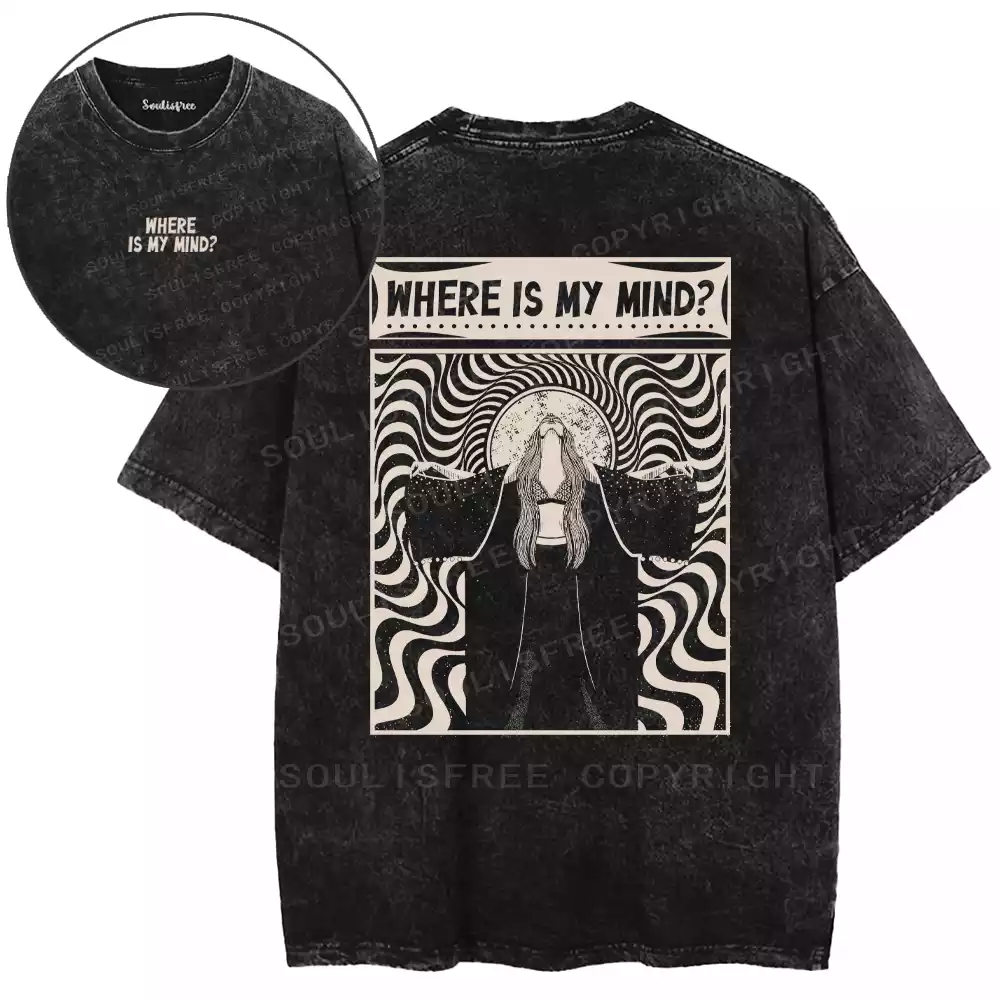 Esoteric Mindscape Siren Washed T-shirt