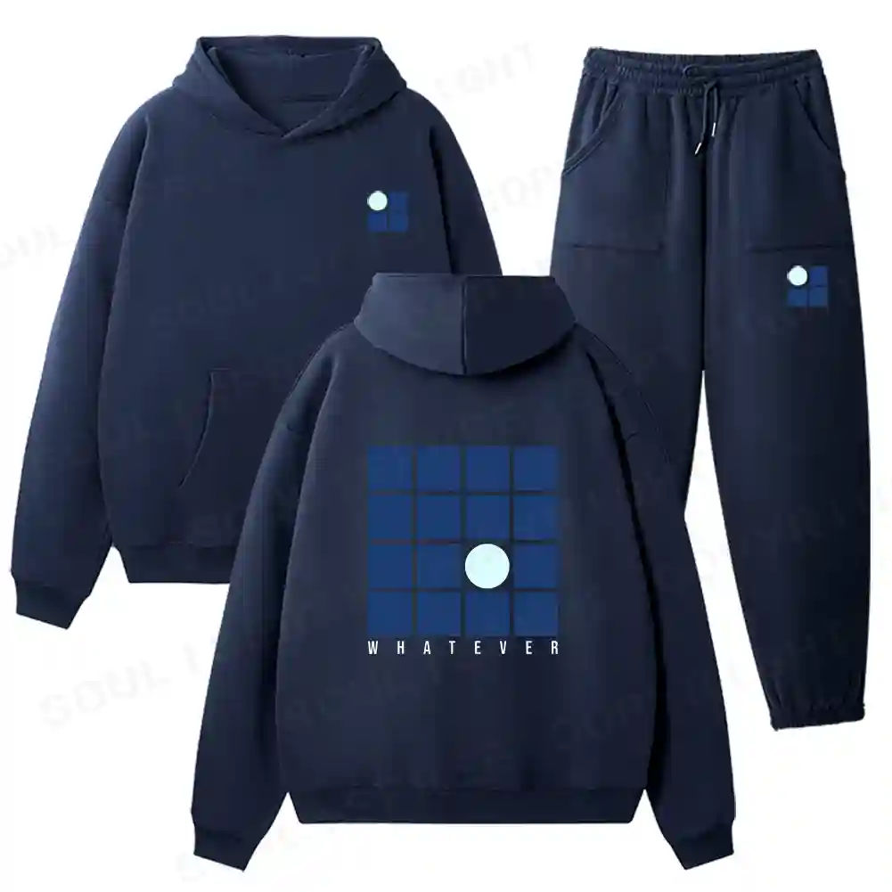 Casual Detachment Fleece Hoodie Set