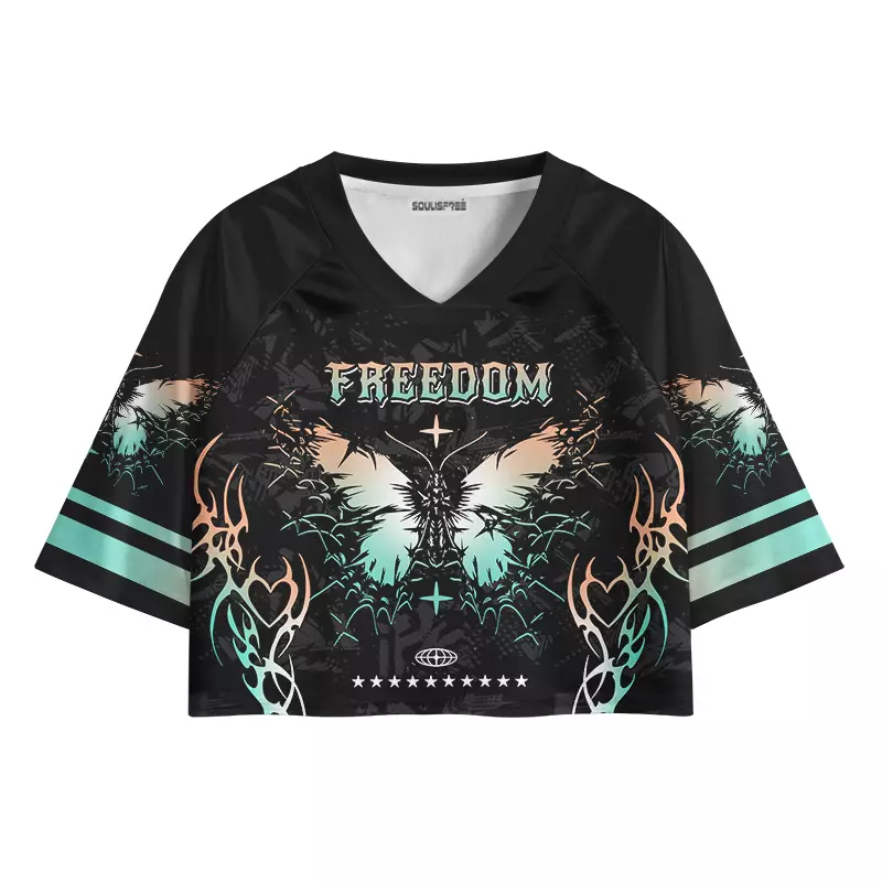 Soulisfree Freedom in Motion Cropped Jersey