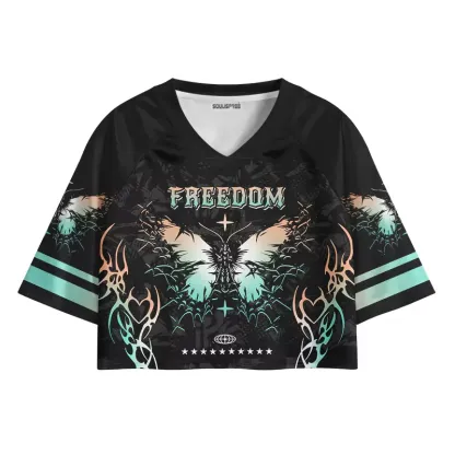 Soulisfree Freedom in Motion Cropped Jersey