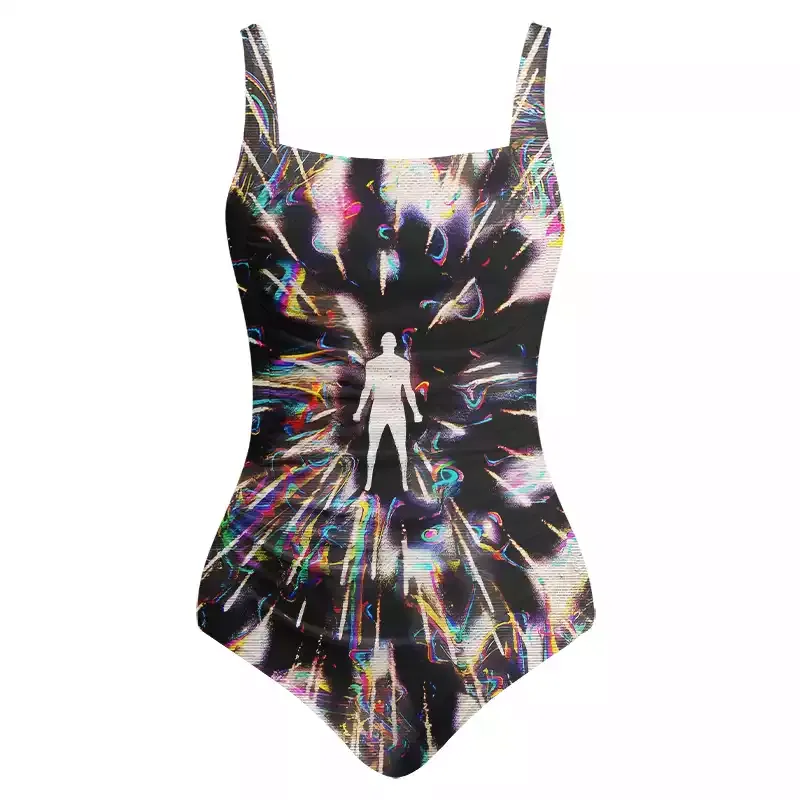 Soulisfree Ethereal Trippy Energy One‑Piece Swimsuit