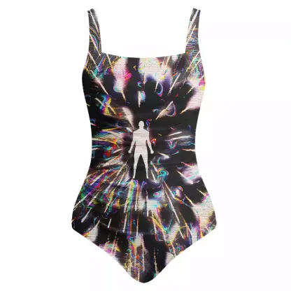 Soulisfree Ethereal Trippy Energy One‑Piece Swimsuit
