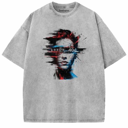 Soulisfree Error 404 Washed Tee