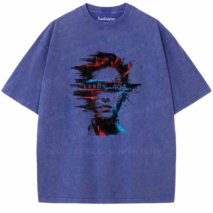Soulisfree Error 404 Washed Tee