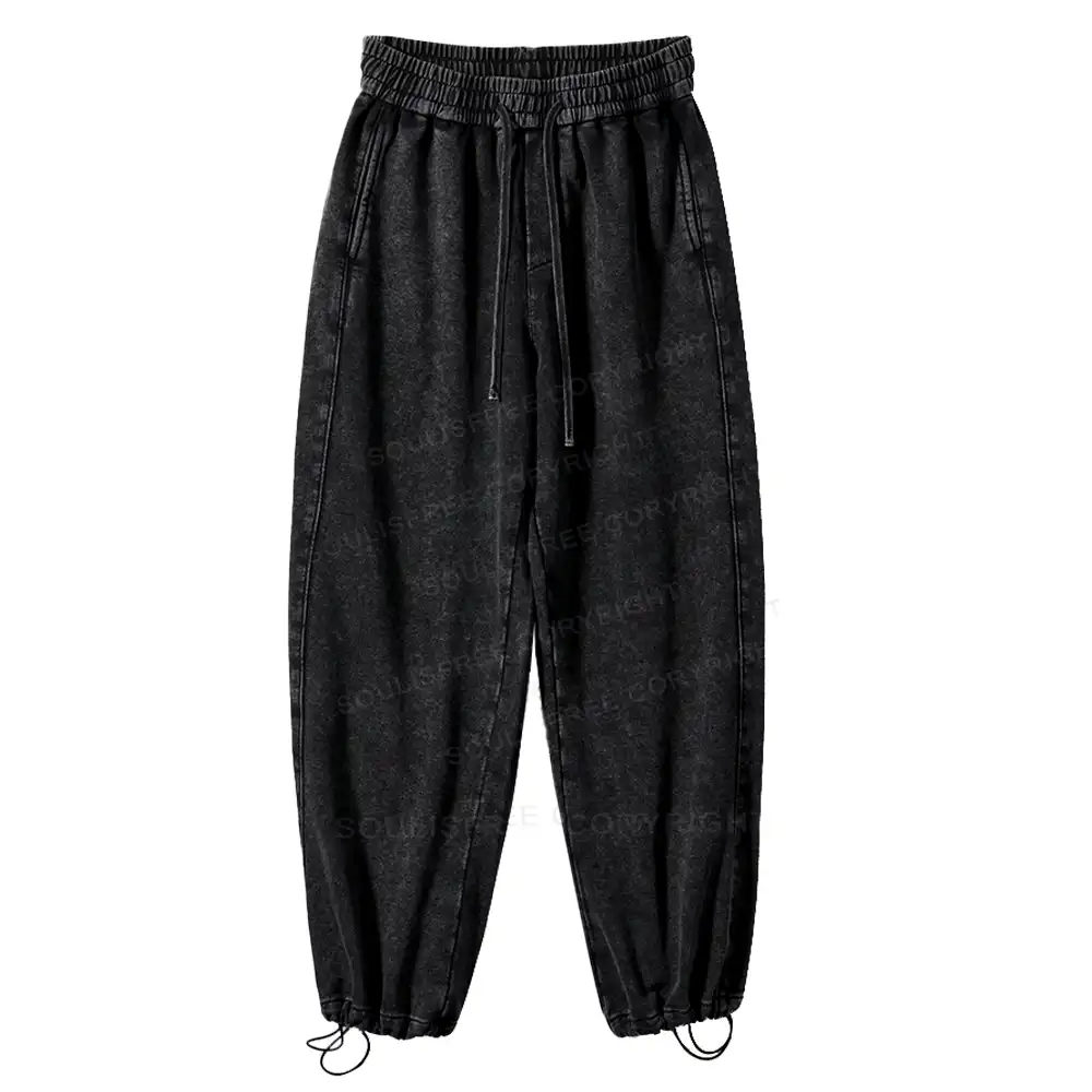 Here Now Washed Baggy Sweatpants