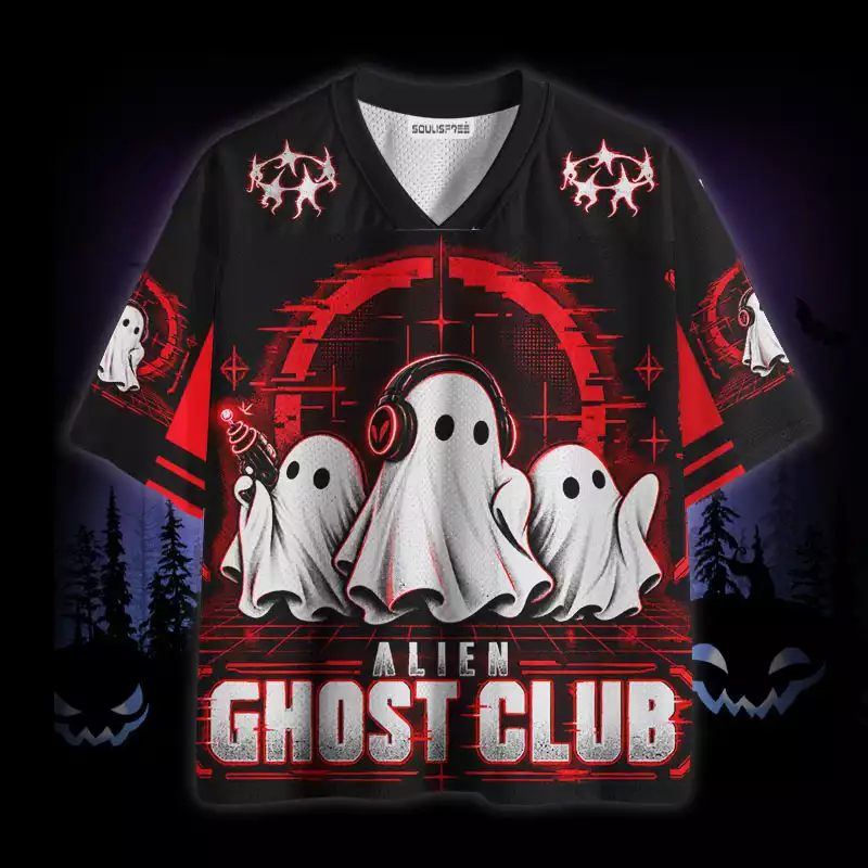 Soulisfree Alien Ghost Club Mesh Jersey