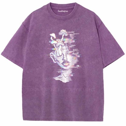 Soulisfree Fungi Growing In My Mind Washed Tee