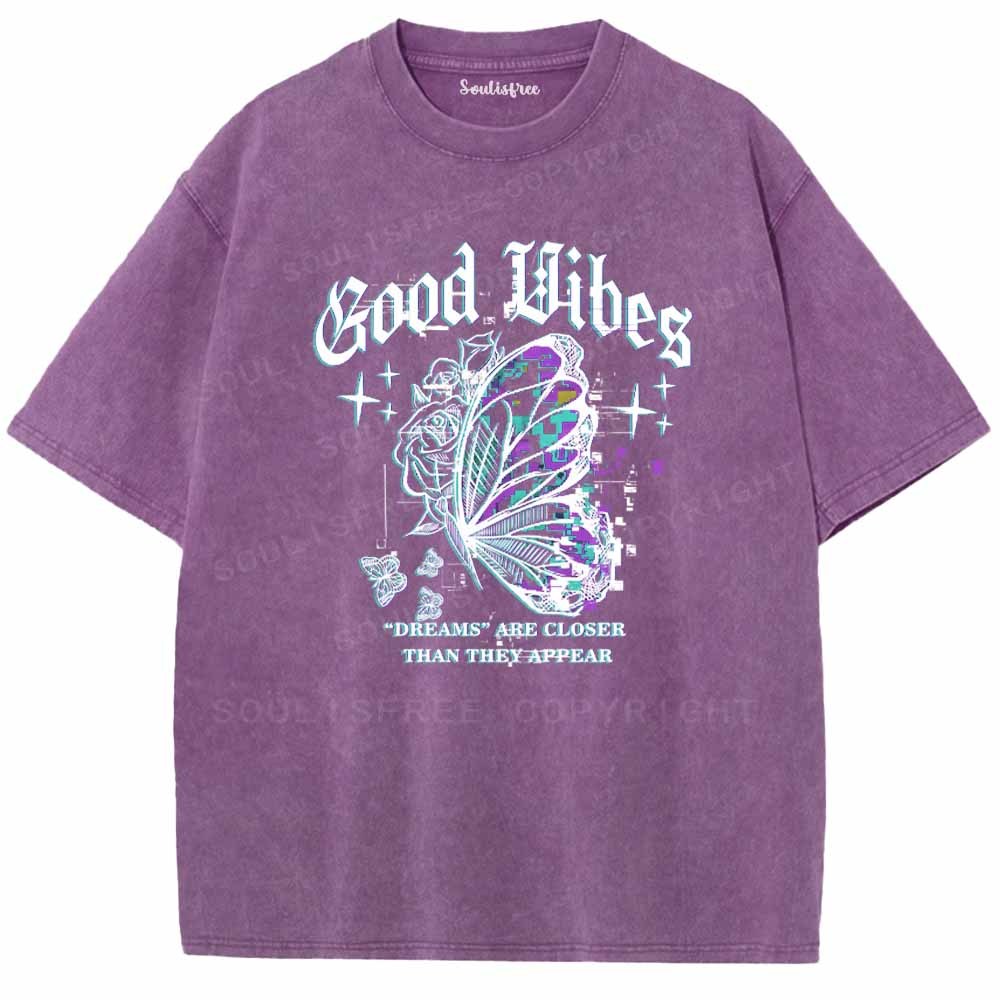 Soulisfree Good Vibes Washed Tee