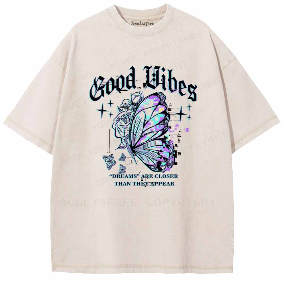 Soulisfree Good Vibes Washed Tee
