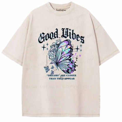 Soulisfree Good Vibes Washed Tee